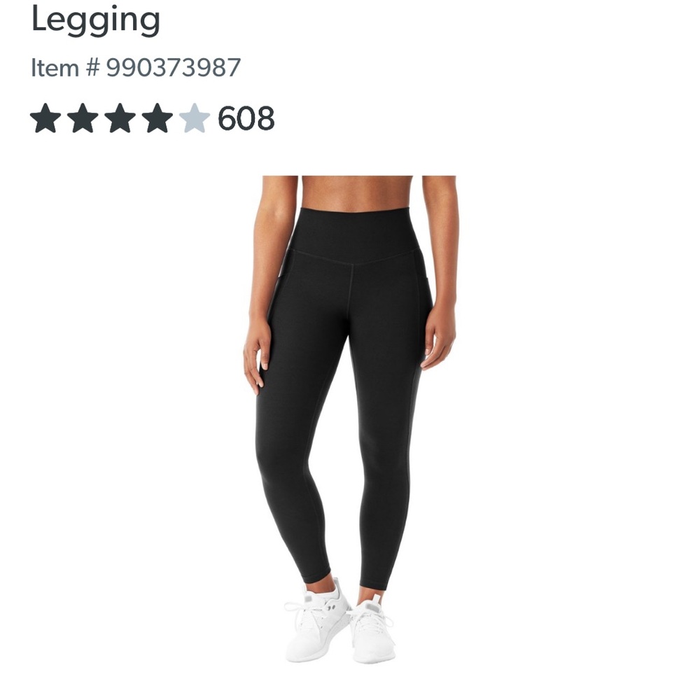 EUC Members Mark High Rise Ankle Leggings - Picture 10 of 10